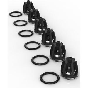 6PCS Pressure Washer Check Valve Kit Compatible with Mi-T-M 700009 & Inter Pump 47, 49, 50, 51 Series | Replacement Part 758-543, 36.7032.01 | Durable High-Performance Repair Kit