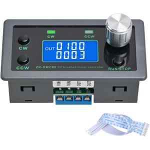 PWM DC Motor Speed Controller 12V30V 10A Variable Speed Regulator, Forward Reverse Motor Control Module with Delay Timer, Limit Switch Input, 23 Modes, Memory Function