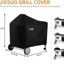 BBQ Grill Cover for Weber Performer Deluxe Charcoal: Heavy Duty Waterproof 22 Inch BBQ Cover for Weber Performer Charcoal Grills