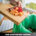 Tall Kitchen Biodegradable Trash Bags 13 Gallon (120 Bags) Eco-friendly Medium Green Garbage Bag 55 Liter Landfill-Friendly Can Liners Portable Camping Toilet Bags Made With epi (120 count)