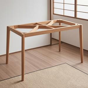 VITNSVILE Desk Legs Heavy Duty Dining Table Legs, Beech Wooden Table Base Legs, Desk Frame Legs Modern DIY Furniture Leg for Dining Desk, Bench and Tables(42.9 * 27IN)