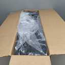 Pamo Babe Travel Crib Lightweight Baby Playard with Mattress Compact Play Yard with Detachable Legs (Black)