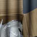 UNISHADES no Drill Cordless Roman Shades for Windows, 23" W × 64" H - Light Filtering - Linen - Beige