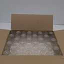 Clear Stemless Champagne Flutes Plastic 48 Pack - 9oz Plastic Champagne Glasses - Durable and Sturdy Mimosa Glasses For Parties - Shatterproof, Recyclable, BPA-Free, Smooth Rims.