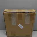 Round Side Table, Small End Table for Small Space, Modern Accent Table with Solid Wood Leg, Easy Assembly for Living Room, Bedroom, Corners, and Office (Rustic Brown)