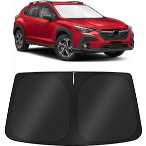 KUST Windshield Sun Shade for Subaru Crosstrek Wagon 2026 2025 2024 2023 2022 2021 2020 2019 2018 Window Accessories Sunshade Sun Protector Foldable Block UV Rays Keep Car Cooler