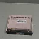 Anweller Smart Cabinet Lock, Hidden No Drill Adhesive Baby Proofing Child Proof Drawer Locks, Keyless RFID Bluetooth Cabinet Locks for Adults File Kitchen Cupboard Closet Liquor - White