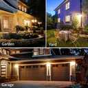 2 x Emotionlite Dusk to Dawn Sensor Light Bulbs Outdoor, Warm White LED Bulbs, 60 Watt Equivalent, Automatic On/Off, Garage, Hallway, Basement, A19 Size, 9W, E26 Medium Base, 3 Pack