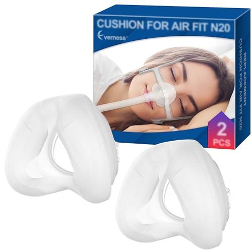 2 Packs Replacement Cushion (S) for AirFit N20, FSA/HSA Eligible, Snug Fit & Softer Wear, Compatible with Original Frame, Great-Value & Durable Replacement Supplies by Everness (S)