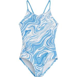 Kanu Surf Girls' Hurricane Beach Sport UPF 50 One Piece Swimsuit (7, Gigi Blue)