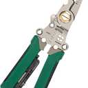 Double Function Wire Strippers and Voltages Tester Tool Stainless Steel Build for Technicians and Repair Tasks