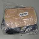 OCHEAL Makeup Bag, Portable Cosmetic Bag, Large Capacity Travel Makeup Case Organizer, Black For Women Toiletry Bag for Girls Traveling With Handle and Divider