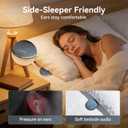Kinglucky X50 Pillow Speaker for Sleeping, Built-in White Noise Sound Machine Pink Noise for Sleeping, Auto-Off Timer Portable Bluetooth Speaker Under Pillow Rechargeable for Side Sleeper, Blue