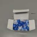 TONIFUL 8 Pack Blue White Curly Ribbon Bows 4.5 Inch Grosgrain Gift Wrap Bows for Gift Wrapping, Treat Bags, Wine Bottle Decor, Christmas, Valentine, Weddings, BirthdaysBaby Shower Decoration