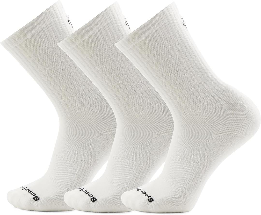 Smartwool mens Everyday Athletic Crew Socks Multipack, Large