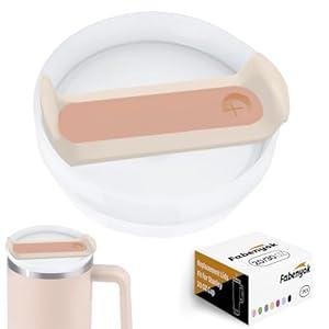 Fabenyok 20 OZ 30 OZ Tumbler Lid Replacement Fit for Stanley Cup, 1 Pack Clear Replacement Lids, Tumbler Covers for Stanley Cup Accessories (Opaque - Rose Quartz)