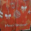 Funnytree Merry Christmas Shower Curtain Set with Hooks Bathroom Bathtubs Decor Easy Care Washable Durable Polyester Fabric 72"x72"