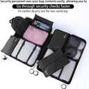 9 set Packing Cubes for Travel,Effortless Organization Cube for Quick Packing& Unpacking, Travel Must Have Suitcase Organizer Essentials for any Journey,Business trip,Cruise,Camping,hiking,Vacation.
