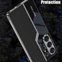 Leather Case for Samsung Galaxy S26 Ultra, Ultra Thin Sports Car Design, Luxury Electroplate Leather with Silicone TPU Protective Shockproof Cover for Samsung Galaxy S26 Ultra (Black)