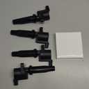 Set of 4 Ignition Coil Pack and Spark Plugs Fits for Ford Fusion Escape C-Max Transit Connect Lincoln MKZ Mercury Mariner Milan 2010 2011 2012 2013 2014 2015 2016 2.5 2.0 L4 Replaces# DG507