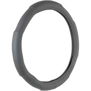 Grey Contour Grip Steering Wheel Cover