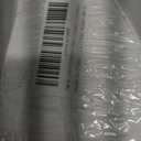 UBFEN Womens Mens Slippers Memory Foam Comfort Fuzzy Plush Lining Slip On House Shoes (9-10 Women/7-8 Men, White Red)