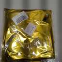 TONIFUL Square Foil Balloon Wall 30pcs Gold and Black Double Sided Mylar Square Balloon Garland Kit Balloons Background Arch for Graduation Anniversary Birthday New Years Decorations