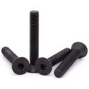 5/16-18 x 3" (12 pcs) Flat Countersunk Head Socket Head Cap Screws, 10.9 Grade Alloy Steel, Black Oxide Finish, Allen Hex Socket Drive, Full Thread, Coarse Thread UNC (5/16-18 x 3")