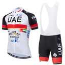 X-CQREG Men's Cycling Jersey Set Road Bike Jersey Zipper Pocket Bib Shorts with 12D Padded Cycling Clothing Set (White ,3X-Large)