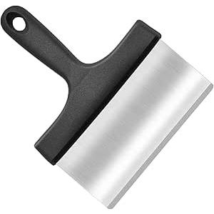 Savita Heavy Duty Grill Scraper, Stainless Steel Grill Scraper Tool with Handle, Griddle Scraper, Barbecue Grill Clean Tool