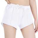 Hvididan Girls Shorts with Soft Liner Pocket Athletic Running Casual, 5-14Y, 140cm