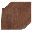 Yipscazo Peel and Stick Floor Tile 32 Sq.Ft Coverage 32-Pack Rustic Walnut 12" x 12" Vinyl Floor Tiles Self Adhesive Waterproof Perfect for DIY Projects