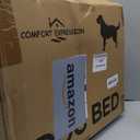 Comfort Expression Orthopedic Dog Bed for Extra Large Dogs 45x35 Inch, Waterproof Supportive Egg Crate Foam XL Pet Bed with Removable Bolsters, Dog Couch with Washable Cover & Non-Slip Bottom, Brown
