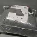 PureFit Super Stretch Sectional Couch Covers - 2 pcs Spandex Non Slip Sofa Covers with Elastic Bottom for L Shape Sectional Sofa Couch, Great for Kids & Pets (3 Seat Sofa + 3 Seat Chaise, Gray)