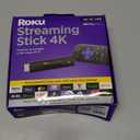 Roku Streaming Stick 4K - HDR & Dolby Vision Roku Streaming Device for TV with Voice Remote & Long-Range Wi-Fi - Free & Live TV