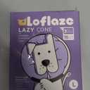 Loflaze Inflatable Dog Cone Collar - Dog Neck Donut Cone Collar Alternative After Surgery - Soft Cone for Dogs Cats - Alternative Recovery E Collar (Blue, L)
