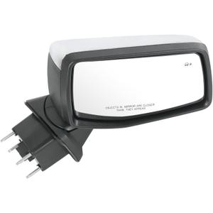 JDMSPEED Right Passenger Side Mirror Compatible with 2019-2025 Chevy Silverado 1500 Chrome Power Folding Heated Turn Signal Memory Blind Spot Detection Replace#GM1321590(16Pins)