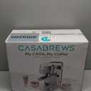 CASABREWS 3700 Essential Espresso Machine 20 Bar, Stainless Steel Cappuccino & Latte Machine with Steam Frother for Home, 43.9oz Water Tank, Coffee Gift for Women & Men, Silver