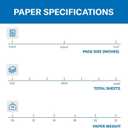 Hammermill Colored Paper, 20 lb Blue Printer Paper, 8.5 x 11 - Made in the USA, Pastel Paper, 103309R - 1 Ream (500 Sheets)