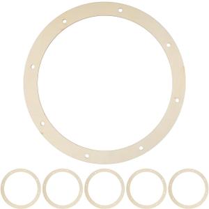 BESPORTBLE 6 Pcs Round Wooden Wreath Frames 11.81 Inch Wood Rings for Crafts Wreath Making Supplies Floral Garland Decorations Wedding Party DIY