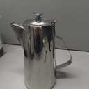 Luxshiny Thickened Cold Water Pitcher with Flat Lid 2L Large Capacity Stainless Steel Water Jug for Juice Tea Office Home Serving