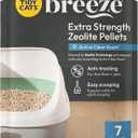 Purina Tidy Cats Scented Litter Pellets, Breeze Enhanced Refill Litter Pellets in Recyclable Box - (4) 7 lb. Bags