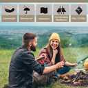 Sportneer Sitting Pad, Lightweight Waterproof Folding Seat Pad for Backpacking, 15.75'' x 15.75'' Portable Camping Seat Mat for Hiking, Picnics & Outdoor Use