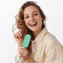 AM8:00 2in1 Styling Set, Curl Defining Brush for Wet Curls, Define Hairbrush for Enhancing Definition,Satin Bonnet for Sleeping, Silk Bonnet Suitable for Curly Hair,for Women