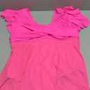 American Trends Plus Size Swimsuit for Women Swim Dress Tummy Control One Piece Bathing Suit V Neck Swimdress Ruffle Swimwear, XL