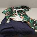 Boys Hawaiian Shirt and Short Set Summer Outfit Kids 2 Piece Clothes Set With Bucket Hat (3-4T, Black)