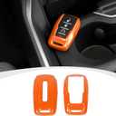 for RAM Key Fob Cover, ABS Key Case Cover Holder Protector Compatible with for 2018-2023 Dodge RAM 1500 2500 3500, Orange