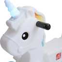 Step2 Unicorn Ride-On Car for Kids, Roller Coaster Compatible Toddler Ride-On Toy with Lights and Sounds