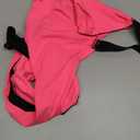 CYCLAMEN Women's Buckle Tank Tops Sleeveless Tube Crop Cami Tops Rave Gothic Punk Streetwear Shirt (XX-Large, Hot Pink)