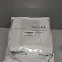 Extra Wide 102 Inch Long Curtains 100 Inch Wide Pinch Pleat Textured Linen Curtains for Living Room Bedroom Light Filtering Privacy Pleated Drapes Hooks Rings Back Tab for Sliding Door White 1 Panel